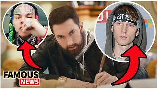 Eminem Takes Shots At 6ix9ine & MGK On Latest Track GNAT | Famous News