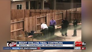 Dhillon Trial: medical examination of infant