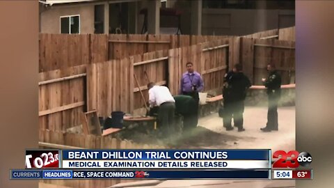 Dhillon Trial: medical examination of infant