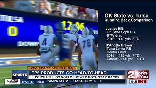 Tulsa natives Justice Hill, D'Angelo Brewer go head-to-head as Oklahoma State hosts Tulsa in season opener