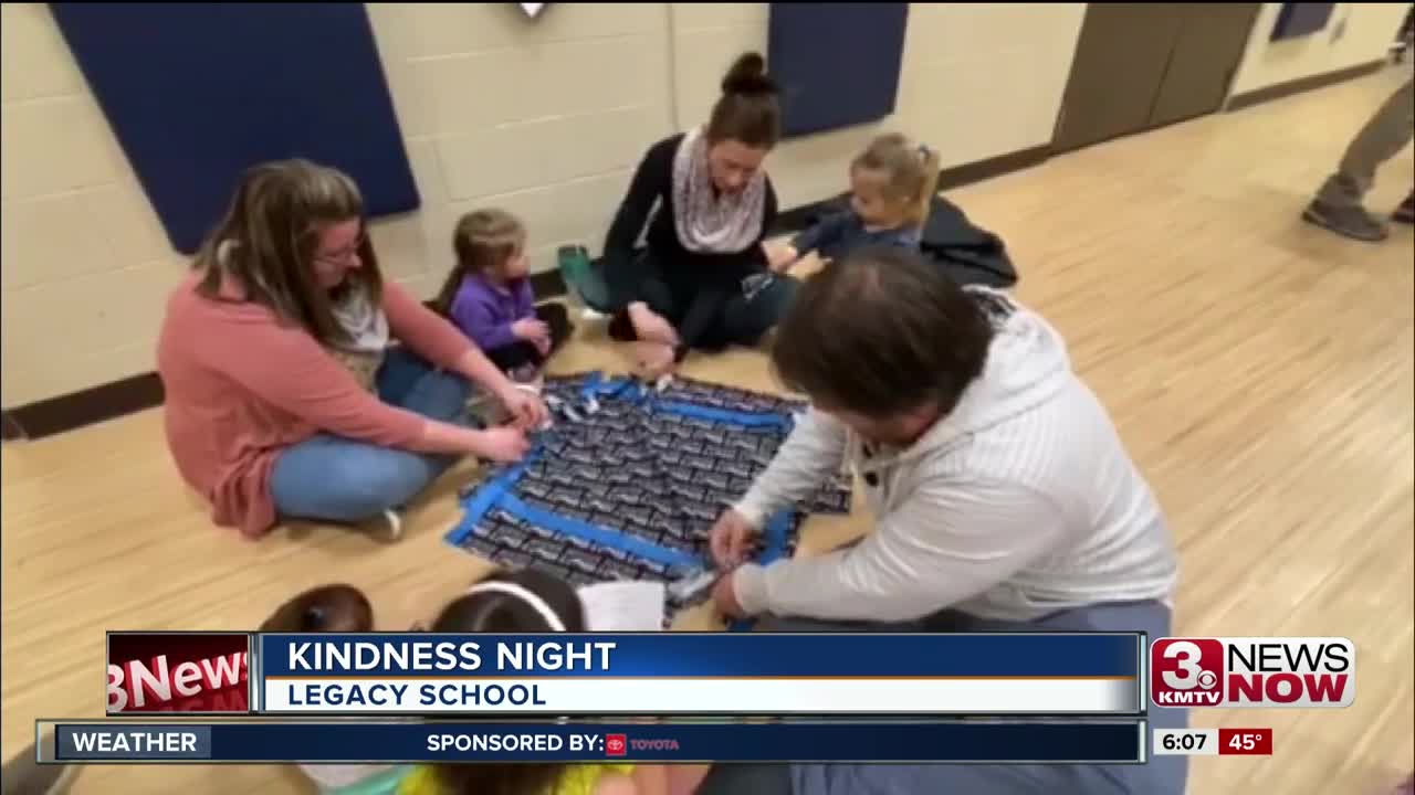 Legacy School students give back during kindness night