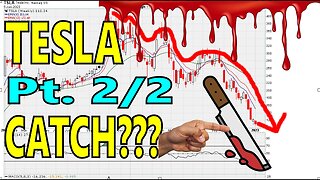 🩸 How To Catch Tesla's "Falling Knife" 🚀 (TSLA, TSLQ, TSLS) Part 2/2