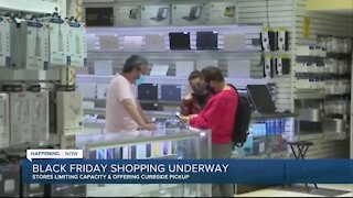 Black Friday shopping underway, stores limiting capacity