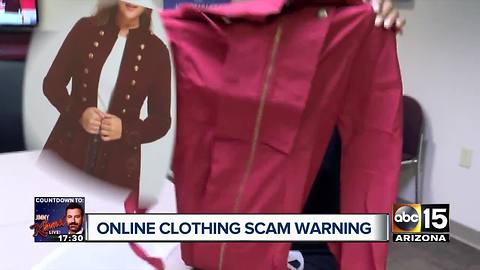 Online clothing scams to watch out