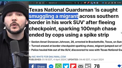 Texas Guardsman CAUGHT SMUGGLING Illegal Aliens Branded TRAITOR, Faces Prison For Human Smuggling
