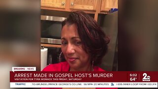 Arrest made in gospel host's murder