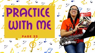 Sax Practice With Me | Standard Of Excellence Alto Sax | Page 20