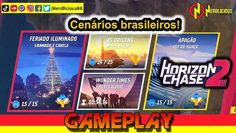 🎮 GAMEPLAY! Conheça as pistas brasileiros em HORIZON CHASE 2, nesta Gameplay feita no PC!