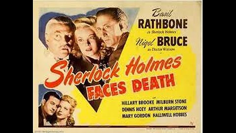 SHERLOCK HOLMES FACES DEATH (1943) - colorized
