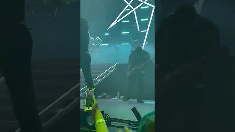 Oli (Bring Me the Horizon) playing with a fan's phone on stage - Live in Houston Tx - 6/27/2023