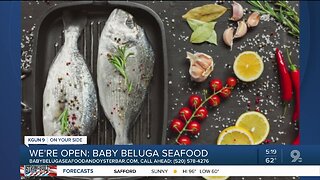 Baby Beluga Seafood offers takeout meals