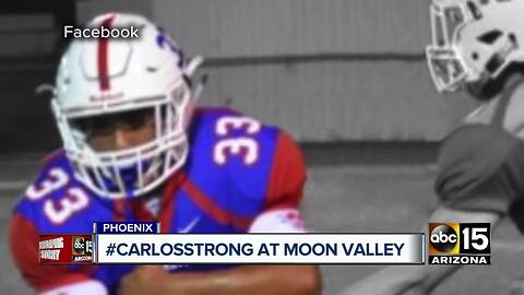 #CarlosStrong: Friends, family mourn young football player