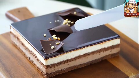 Praline Chocolate Mousse Yammy Cake.How to Make Praline Chocolate. #Indulovecooking