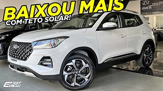 NOVO CAOA CHERY TIGGO 5X PRO 2024 ÚNICO SUV "POPULAR" COM TETO SOLAR E LUZ AMBIENTE VALE A PENA?