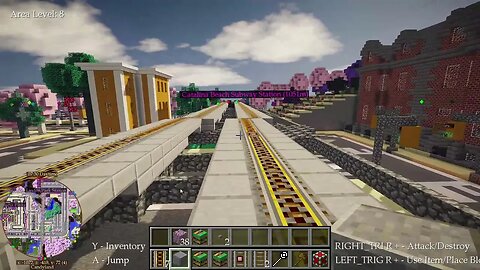 Minecraft: Walking from Linden Street Station To Castillo Blvd Station in CPC - Episode 7