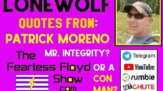 PATRICK LONEWOLF MORENO QUOTES: