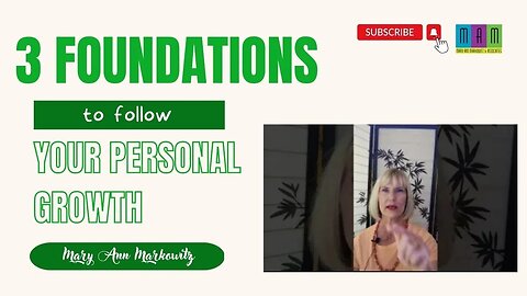 3 Foundations to follow for your personal growth.