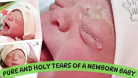 A beautiful baby with holy tears 🥰🥰🥰😍😍😍❤️❤️❤️❤️