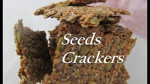 How to Make Vegan and Gluten-Free Multiseed Crackers