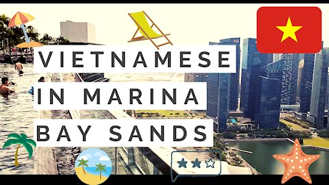 Marina Bay Sands hotel & RISE Buffet MBS | Singapore vlog 49 | Vietnamese in Singapore (Viet sub)