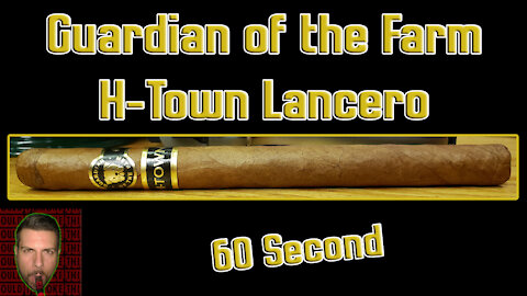 60 SECOND CIGAR REVIEW - Guardian of the Farm H-Town Lancero - Should I Smoke This