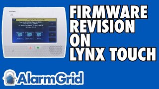 Finding the Firmware Revision on a LYNX Touch