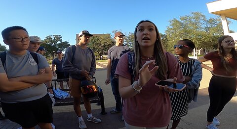 Return to A&M: "Loving Christians" Accuse Me Of Hate, True Christians Encourage Me, Contending with Atheists, Skeptics, Muslims -- Instructing Christians In Righteousness, Another Really Great Day On Campus!