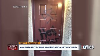 Mom says Nazi graffiti was painted on her door