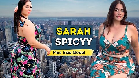 Sarah Spicyy Biography - A Plus Size Model From Morocco - Bio - Wiki - Outfits - Life Style