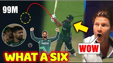 WOW ! What A Six | Fakhar Zaman Splendid 99m Six Video Viral | Shane Watson Reaction on Fakhar Six -