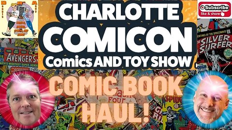 Charlotte Comiccon Comic book Haul! What did the boys get!