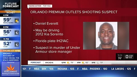 Fired Florida outlet mall worker kills manager, still on the run