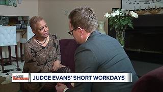 Judge Vonda Evans defends short work schedule inside Wayne County court