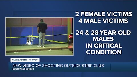 Shootout outside of Detroit strip club leaves 6 people shot; police looking for 'multiple shooters'