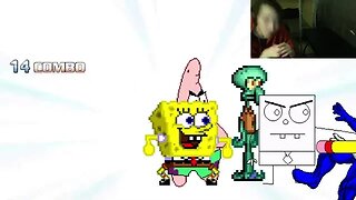 SpongeBob SquarePants Characters (SpongeBob, Squidward, And DoodleBob) VS PepsiMan In An Epic Battle