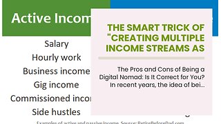 The smart Trick of "Creating Multiple Income Streams as a Digital Nomad: Strategies and Example...