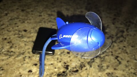 Boeing Airplane USB Fan!
