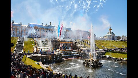 Spring Fountain Festival in Peterhof