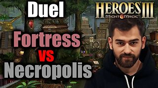 Fortress vs Necropolis | Gluhammer Heroes HotA 3 Multiplayer PL