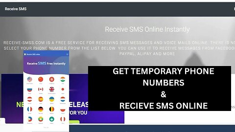 Get Free Phone Numbers for SMS Verification | Any Country
