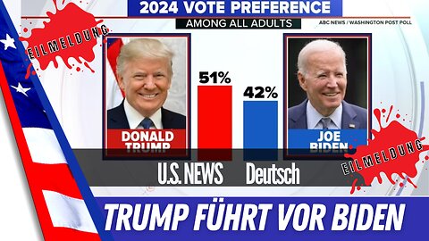 Trump führt vor Biden