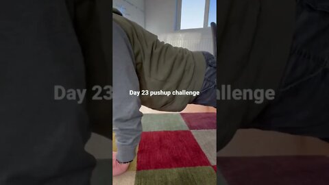 Day 23 pushup challenge