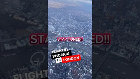 Flying Phoenix to London! | Flight 1 of 2! #shorts #travel #phoenix #london