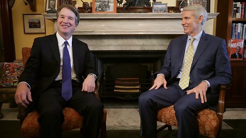 Judge Kavanaugh Gets Prepped For Hearing By Longtime Friend