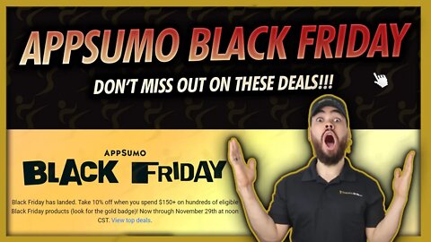 AppSumo Black Friday Sales!! My Top Picks | Get NOW Before It's Too Late!! Some Great Apps Return 😱
