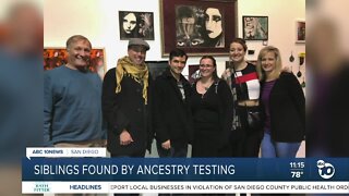 Siblings found by ancestry testing