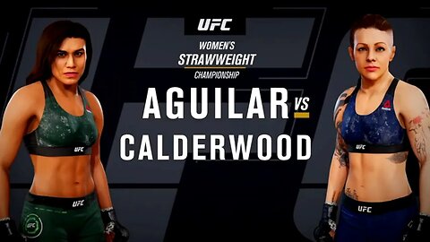 EA Sports UFC 3 Gameplay Joanne Calderwood vs Jessica Aguilar