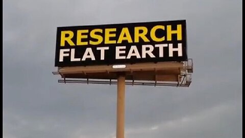 Flat Earth Billboard - Philadelphia airport - Flat Earth Power ✅