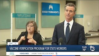 California vaccine verification program for California workers
