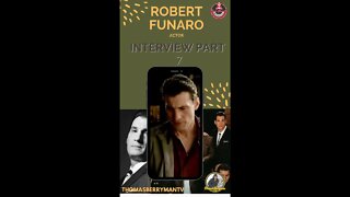 Robert Funaro Interview Part 7 of 7: The Irishman, The Sopranos, Projects, Acting, New York